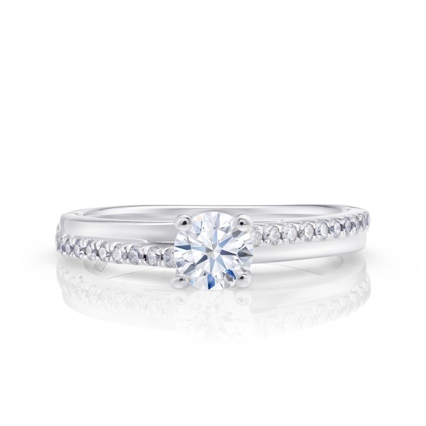 Anillo exclusivo y moderno de compromiso con Brillantes "Helsinki"  SR 38