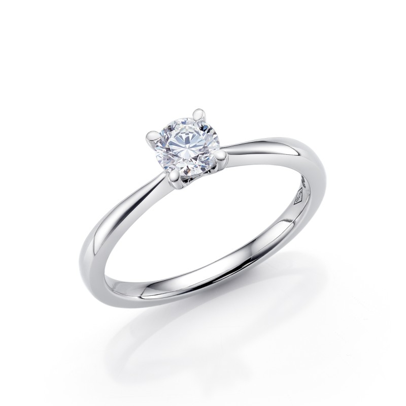 Anillo "Venecia" clásico de compromiso con Brillante desde 0,20 cts - SR 13-2