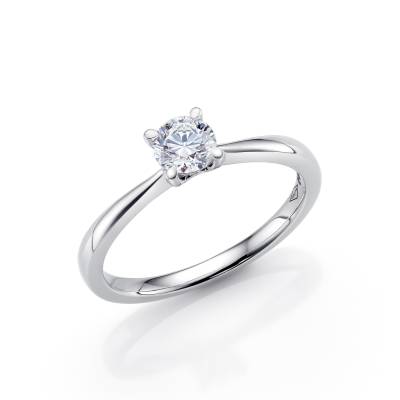 Anillo "Venecia" clásico de compromiso con Brillante desde 0,20 cts - SR 13-2