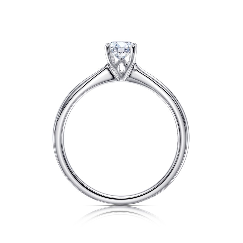 Anillo "Venecia" clásico de compromiso con Brillante desde 0,20 cts - SR 13-3