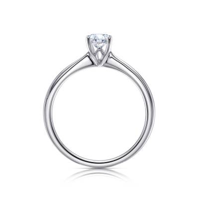 Anillo "Venecia" clásico de compromiso con Brillante desde 0,20 cts - SR 13-3