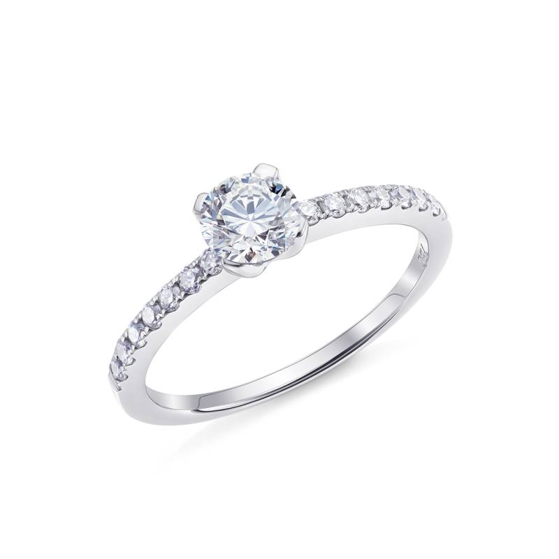 Anillo "Oslo" clásico de promesa con Brillantes - SR 24