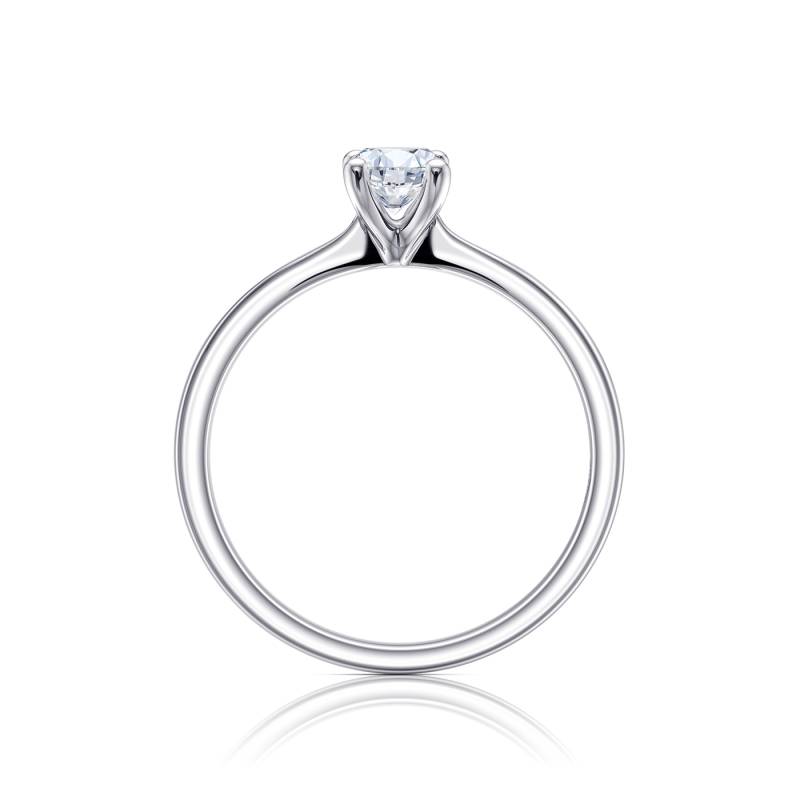 Anillo solitario Safed de oro blanco de ley con diamante desde 0.15 cts de Jorge Juan Joyeros Madrid