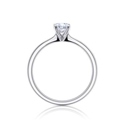 Anillo solitario Safed de oro blanco de ley con diamante desde 0.15 cts de Jorge Juan Joyeros Madrid