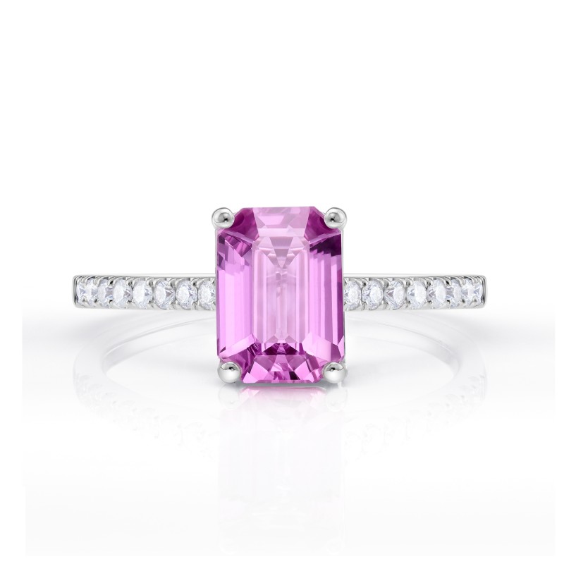 Sortija "Purple Capri" Zafiro Púrpura y brillantes SR 77