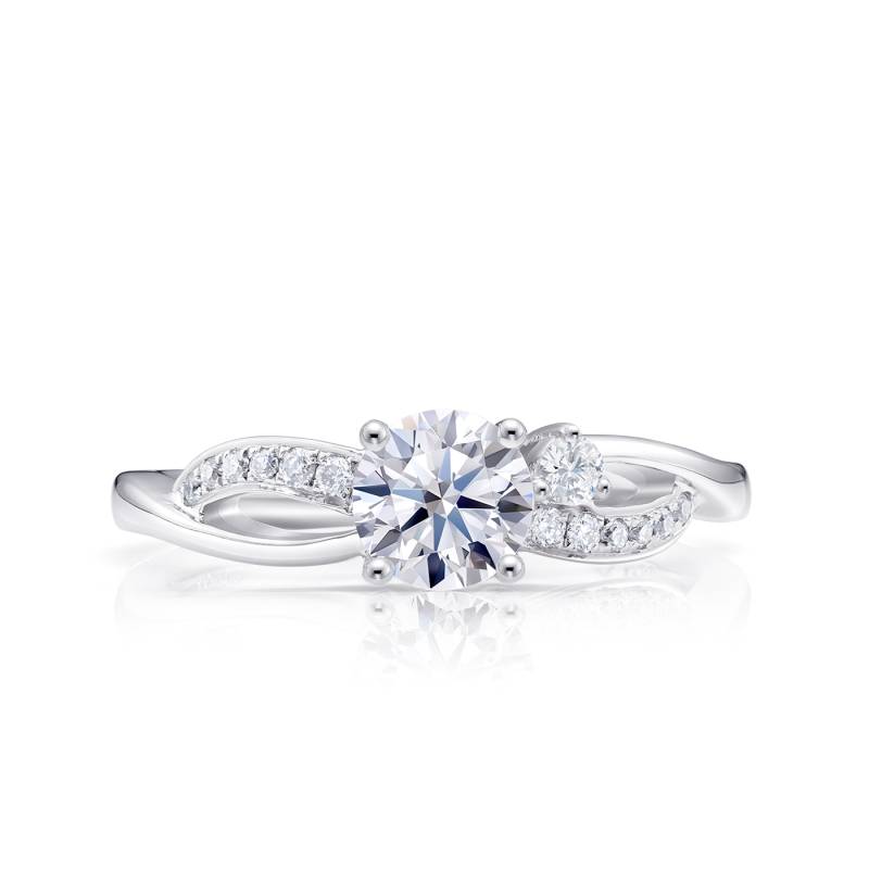 Sortija "Ocean" de pedida de mano con Brillantes - SR 100