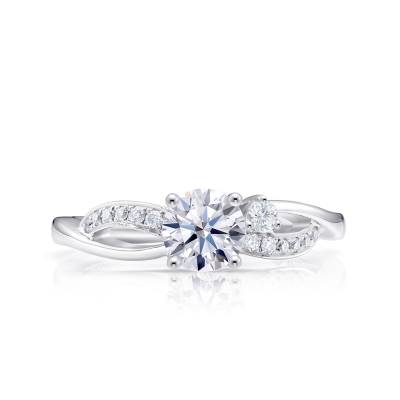 Sortija "Ocean" de pedida de mano con Brillantes - SR 100