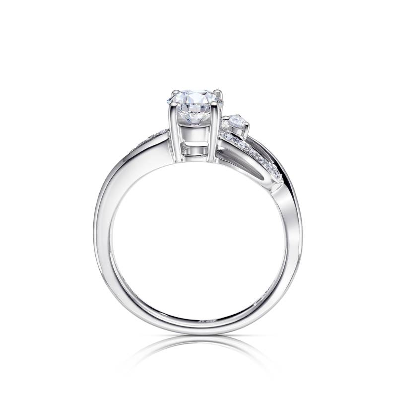 Sortija "Ocean" de pedida de mano con Brillantes - SR 100-3