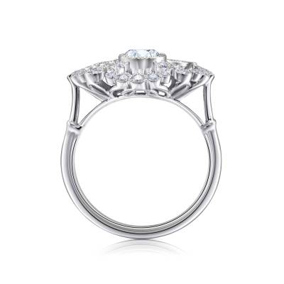 Anillo "Scala" estilo Vintage con Brillantes  SR 130-3