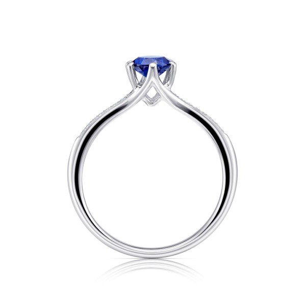 Anillo Blue Sydney con zafiro azul y brillantes oro 18K sr6zaf-3