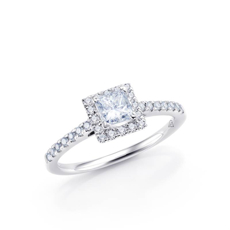 Sortija "Brickell" con Princesa y orla y de diamantes- SR 103-2