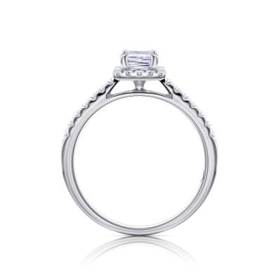 Sortija "Brickell" con Princesa y orla y de diamantes- SR 103-3