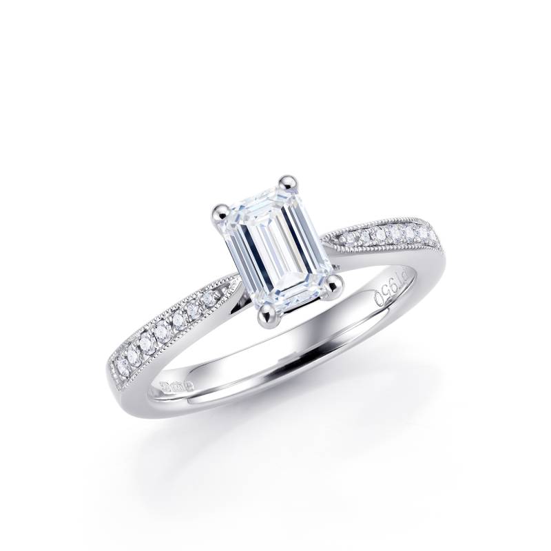 anillo belle epoque diamante talla esmeralda y brillantes sr52-2