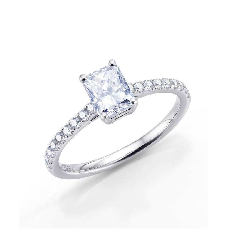 anillo radiant cut diamantes oro blanco pedida sphk32-2