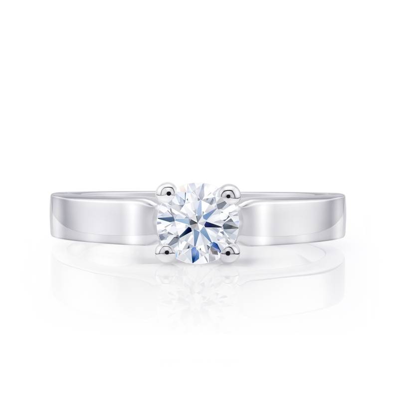 Anillo "Munich" Brillante de pedida en oro 18k - SC 183