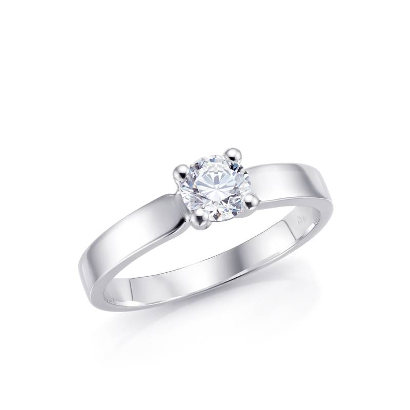 Anillo "Munich" Brillante de pedida en oro 18k - SC 183-2