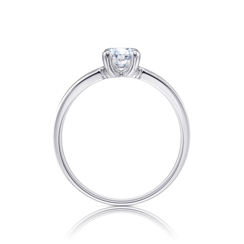 Anillo "Munich" Brillante de pedida en oro 18k - SC 183-3