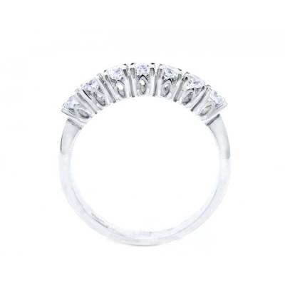 Alianzas Brillantes Vintage engastados en garra antigua