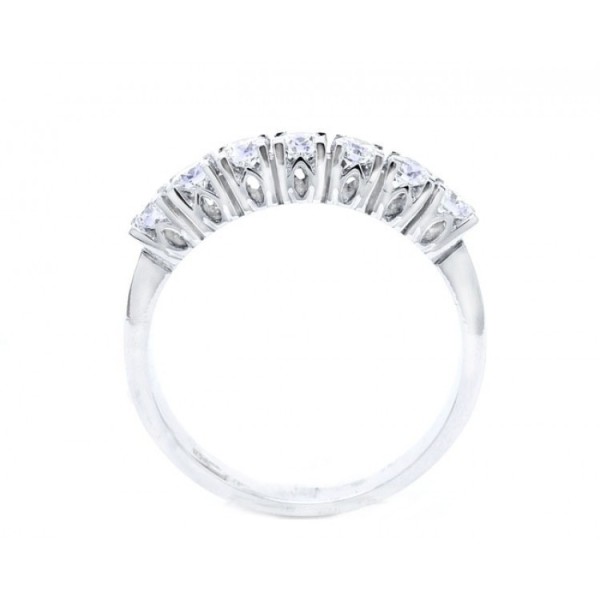 Alianzas Brillantes Vintage engastados en garra antigua