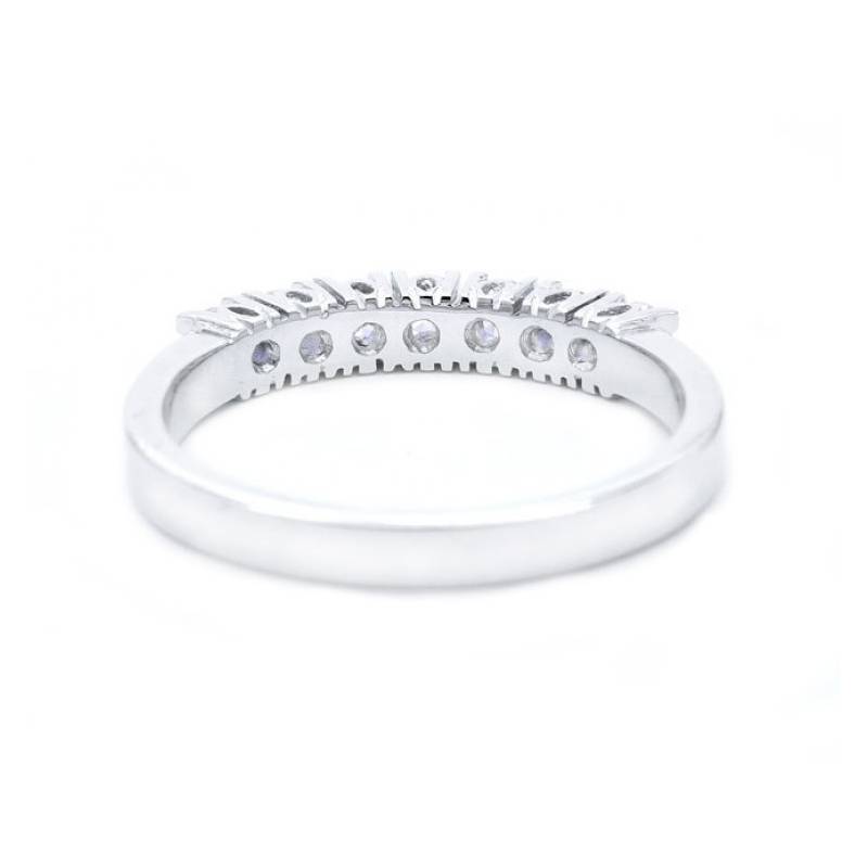 Alianzas Brillantes Vintage engastados en garra antigua