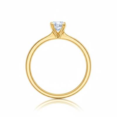 Anillo "Golden Safed" Diamante y oro 18K