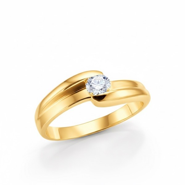 Golden New York anillo elegante 2