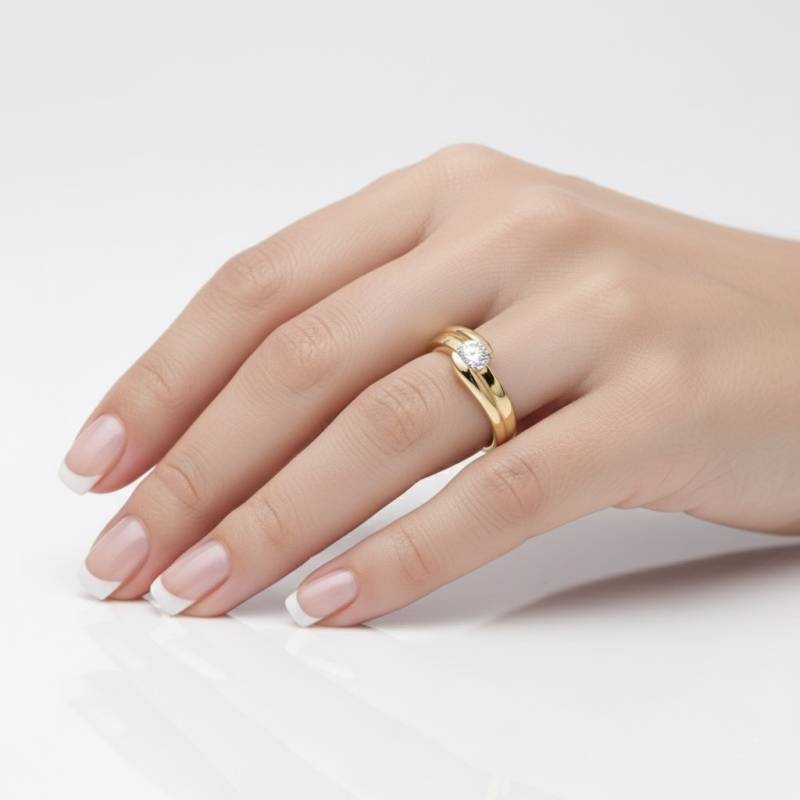 "Golden New York" oro y brillante. Un anillo de Jorge Juan Joyeros