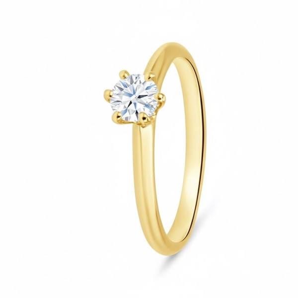 Anillo Oro y Brillante "Hana Gold"