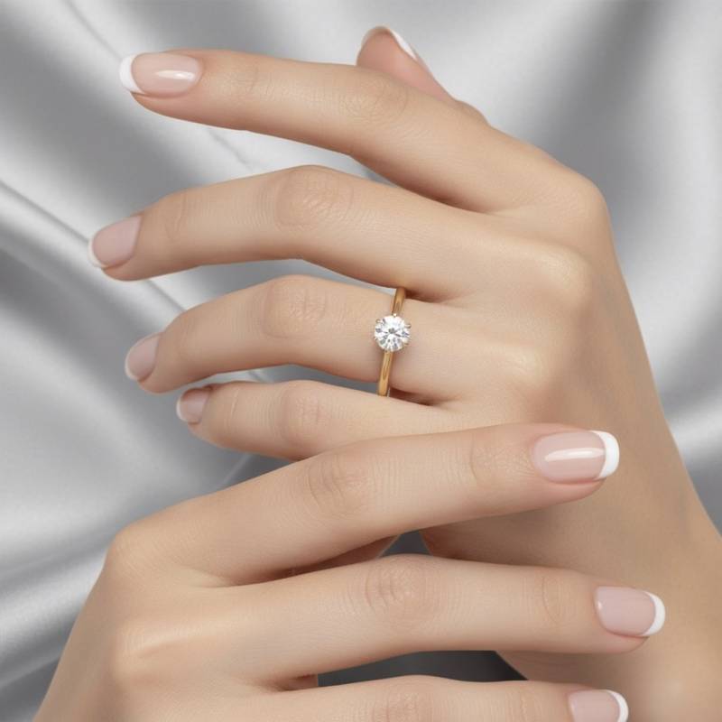 Anillo Oro y Brillante "Hana Gold"