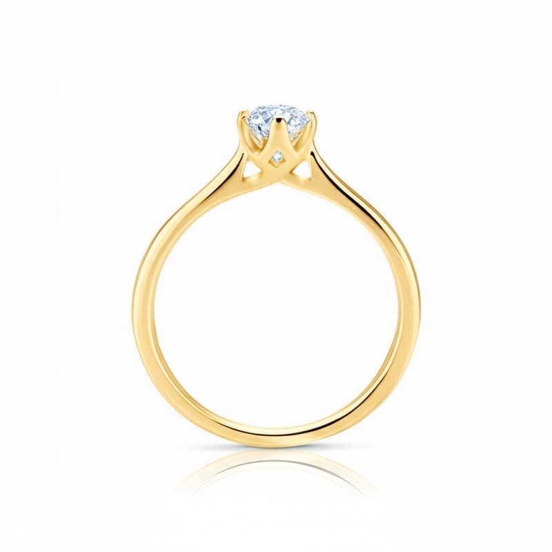 "Ikeda" oro y Brillante certificado GIA.