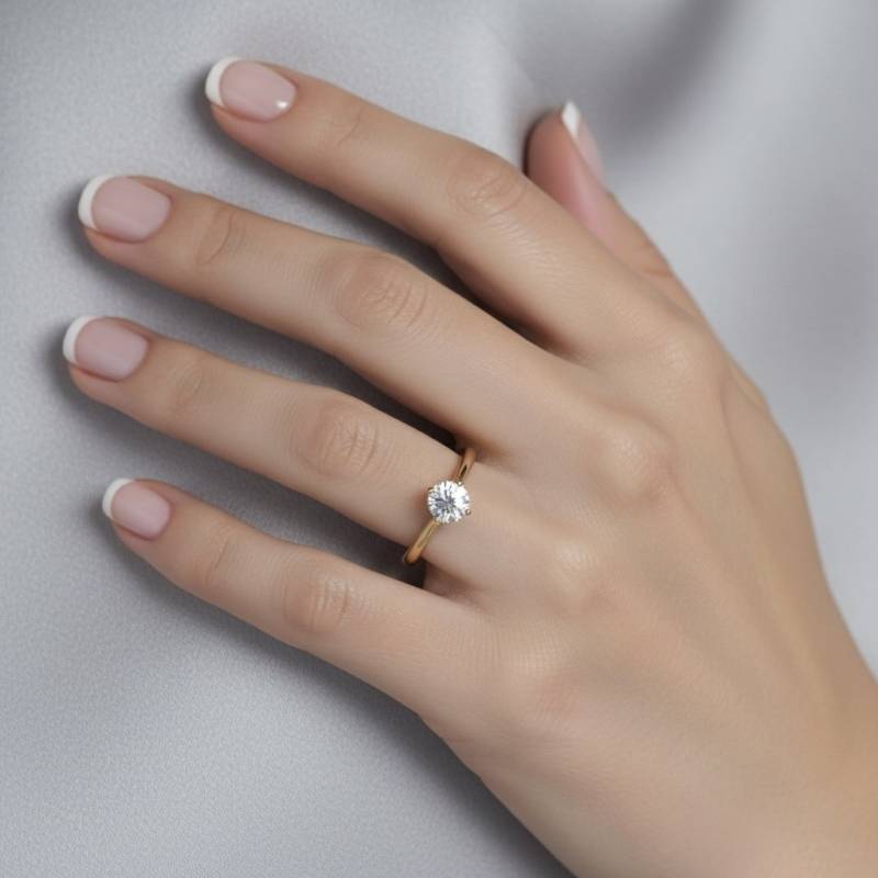 "Ikeda" oro y Brillante certificado GIA.