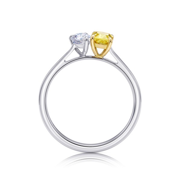 Anillo tu y yo diamantes 2