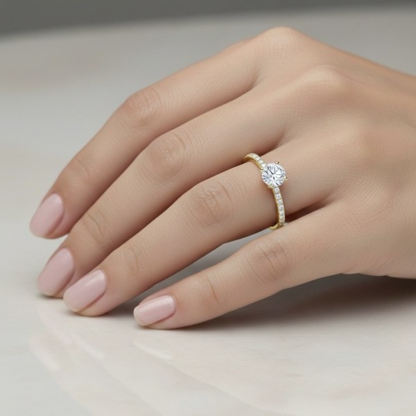 anillo oro amarillo Minami