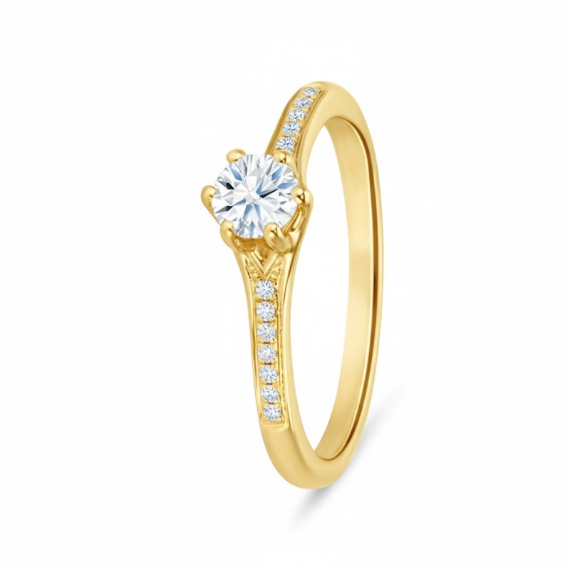 anillo oro brillantes sydney