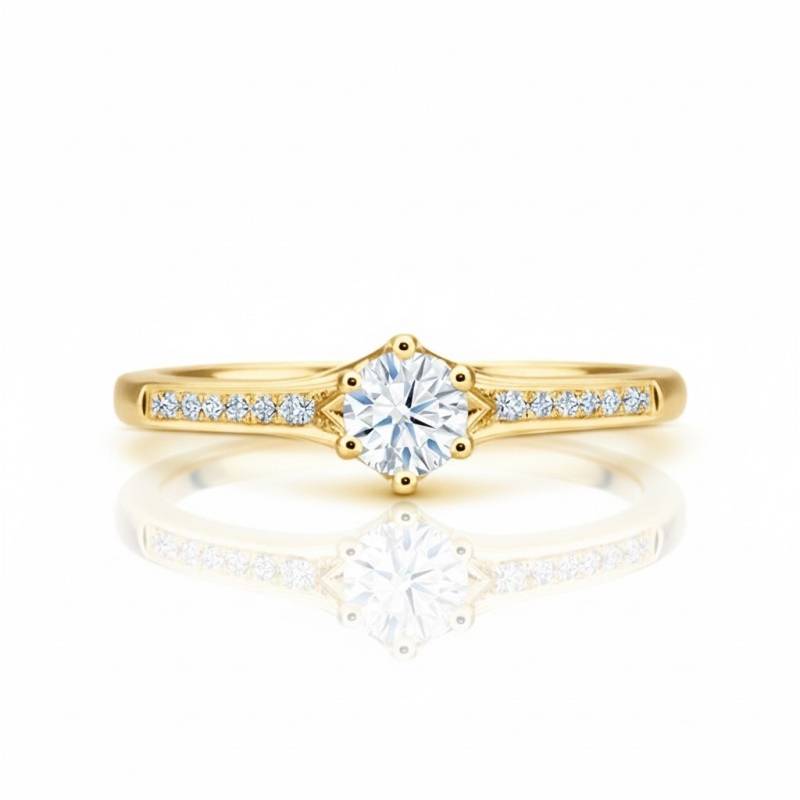 anillo brillantes oro amarillo sydney