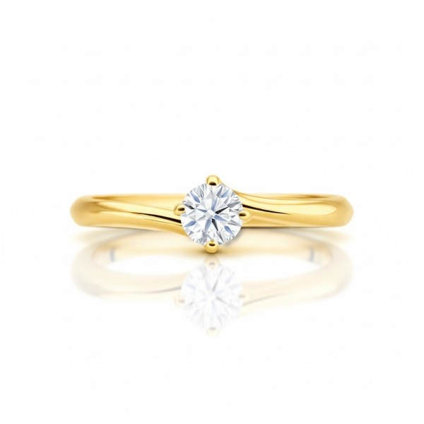 anillo brillante oro amarillo arba