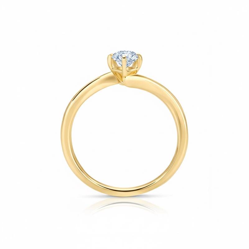 Solitario "Lesath" de compromiso oro y diamante desde 0.30 ct
