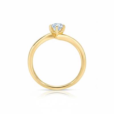 Solitario "Lesath" de compromiso oro y diamante desde 0.30 ct