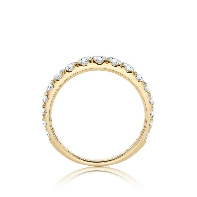 alianza oro amarillo con brillantes