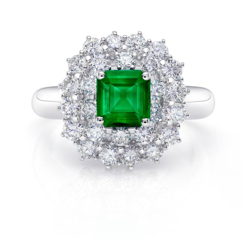 anillo esmeralda y doble orla