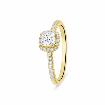 anillo de compromiso oro amarillo