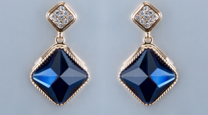 pendientes de diamantes