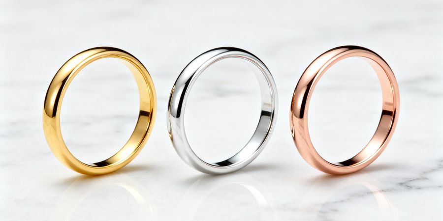 foto de alianzas de boda de distintos colores