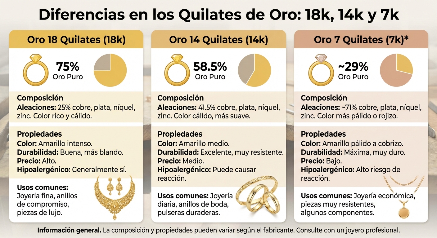 infografia del contraste del oro