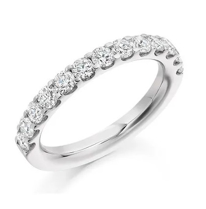 Alianzas de Oro Blanco y Diamantes