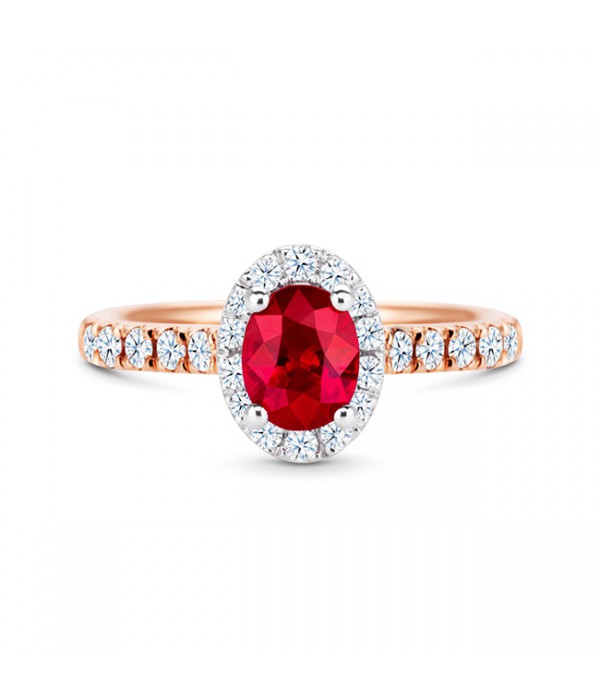 Anillo Rubí Orla Diamantes RED JAMAICA - SR 79 RUBI