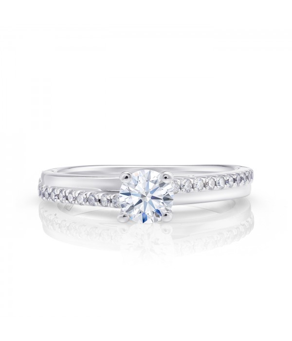Anillo exclusivo y moderno de compromiso con Brillantes "Helsinki"  SR 38