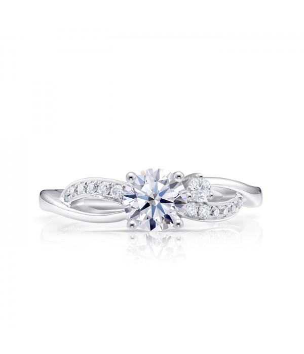 Sortija "Ocean" de pedida de mano con Brillantes - SR 100