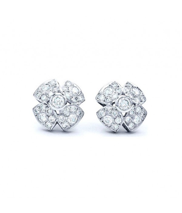 Pendientes en forma de flor con Diamantes "Honey" - PM 39