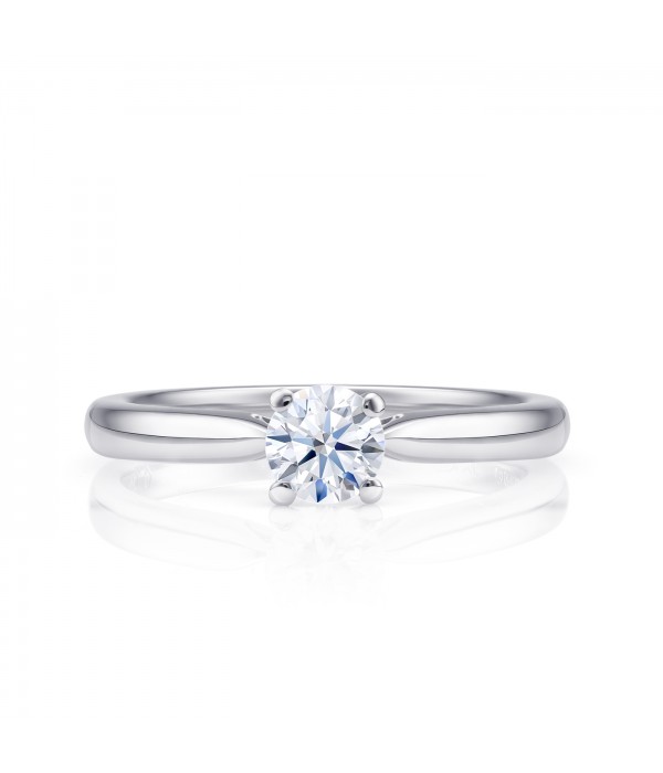 Solitario "Nairobi-PT" platino 950 con Brillante - SR 18 PT